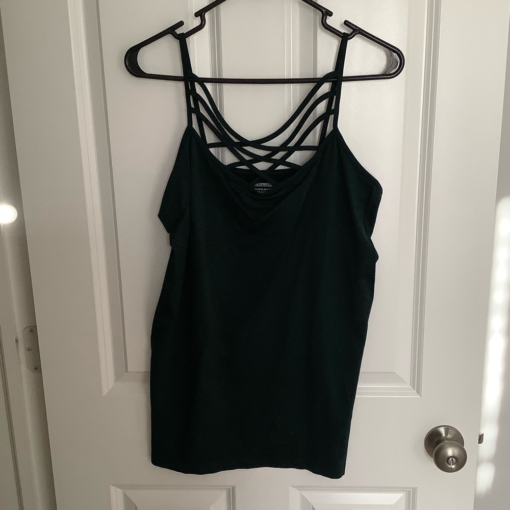 2X/3X Zenana Criss-Cross Tank
